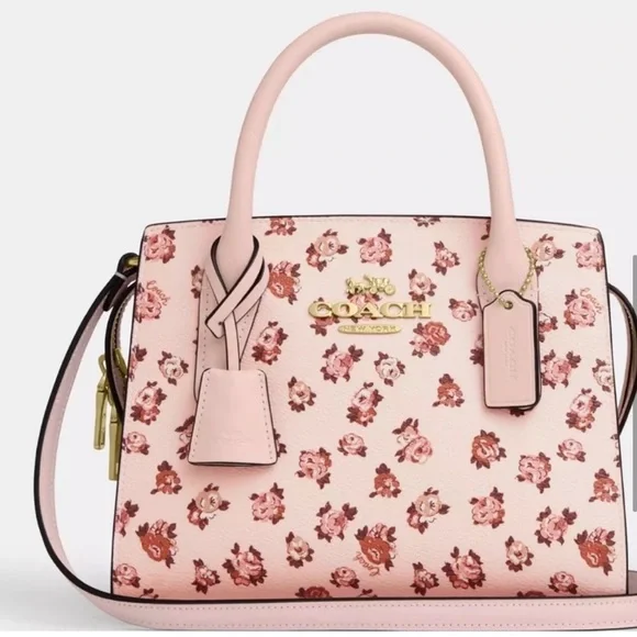 NOT FOR SALE COACH Andrea Carryall Bag With Rose Print - Picture 4 of 7